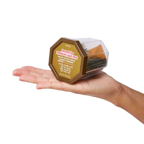 MetaGrip Premium Bronze Hair Pins (175 Count, Pack of 1)