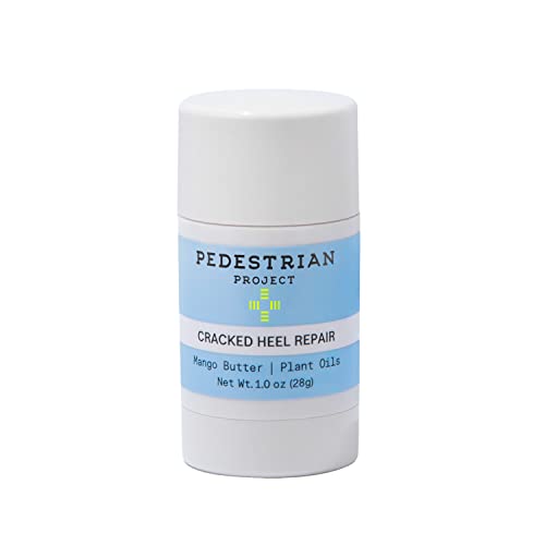 Cracked Heel Repair Foot Care Balm, Smooths & Fills Cracks & Rough Skin with Healing Shea & Mango Butters, Vegan, Cruelty Free, 1 oz
