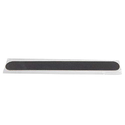 ForPro Professional Collection Wood Nail File, Black, 180/180 Grit, Double-Sided Manicure & Pedicure Nail Files, 7” L x .75“ W, Individually-Wrapped, 100-Count