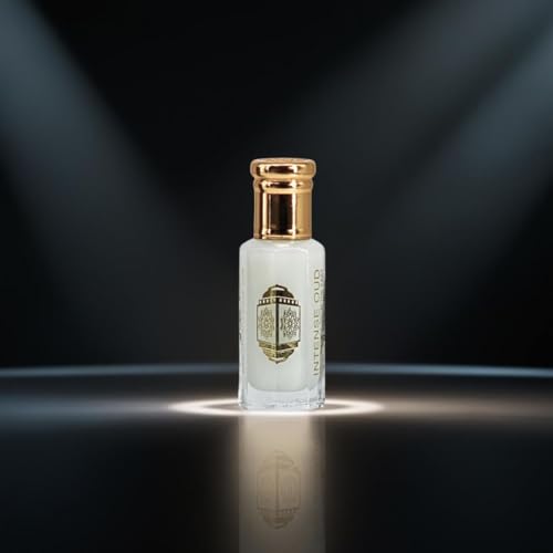 INTENSE OUD Musk Tahara Arabian Perfume Oil for Men & Women, Long Lasting Alcohol-Free Concentrated Fragrance, 12ml (0.40 oz) in Black Gift Box, White Musk & Vanilla Notes