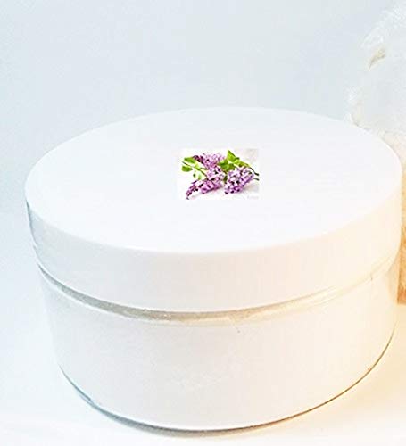 Lilac Scented Silk Body Powder - 8 oz Jar