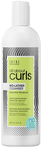 ALL ABOUT CURLS No-Lather Cleanser Shampoo | For Curly Hair | Essential Moisture | Gentle Cleansing | Suds-Free | Vegan & Cruelty Free | Sulfate & Paraben Free