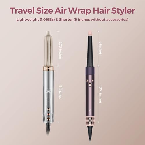 5 in 1 Air Wrap Hair Styler with Automatic Curling & Drying Features Professional High-Speed Air Styler with Negative Ion Technology for Frizz Control & Long Lasting Styles AirEdge A3