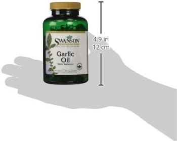 Swanson Garlic Oil Equivalent to 1500 Milligrams 500 Sgels