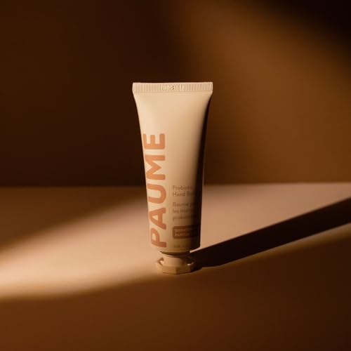 PAUME Probiotic Hand Balm, Non-Greasy, Fast Absorbing, Long Lasting Hydration, Hand Moisturizer for Dry, Chapped, Aging Skin, 2oz