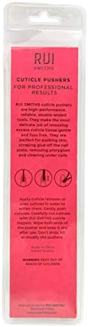 Rui Smiths Pro Cuticle Pusher with 2 Ends - Stainless Steel Manicure Tool - Style 106
