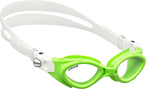 Cressi Crab, Lime/White, Clear lens