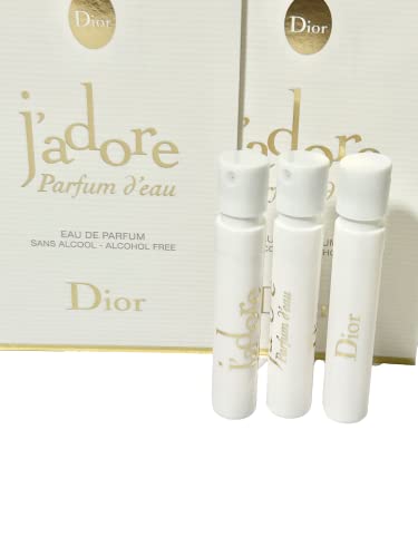 Dior J'adore Parfum D'Eau Women Sample Spray Perfume Set of 3