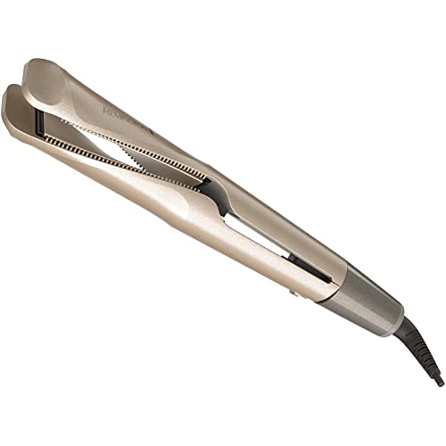 Remington Pro 1" Multi-Styler with Twist & Curl Technology, Straightener and Curling Iron in one tool, Color Care Protection, Champagne