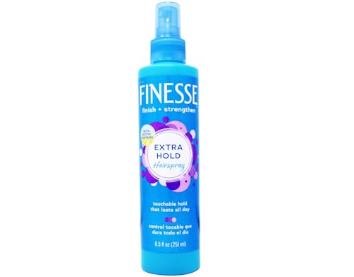 Finesse Finish + Strengthen, Extra Hold Hairspray 8.50 oz (Pack of 2)
