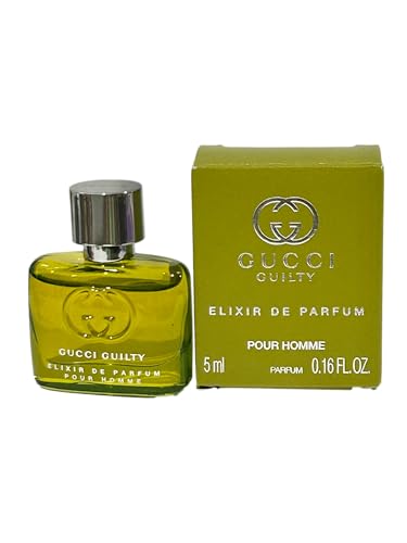 Gucci Guilty ELIXIR Perfume Men Pour Homme MINI SMALL Travel Size 5 ML / 0.16 (MINI SPLASH ON)