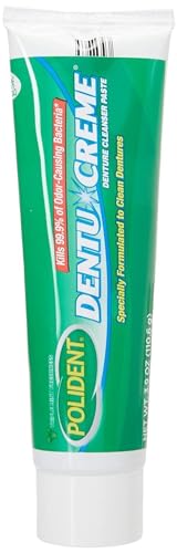 Polident Cream,Paste Dentu-Creme 3.90 oz (Pack of 3),Mint