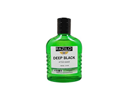 Fresh Aftershave for Men Cologne 3.4oz / 100ml Green Glass Splash Bottle Deep Black