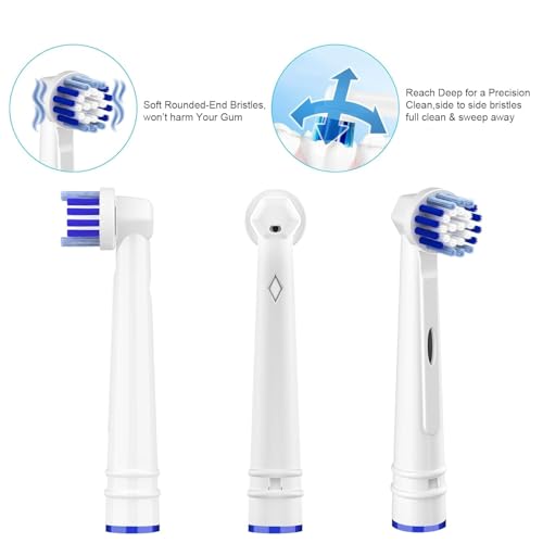 Replacement Toothbrush Heads Compatible with Oral B Braun,16 Pack Professional Electric Toothbrush Heads Brush Heads Refill for Oral-B 7000/Pro 1000/9600/ 500/3000/8000