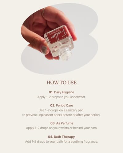 Foellie] eau de cherry blossom - Feminine Inner Beauty Perfume (for Underwear), Sweet Cherry blossom Scents Fragrance, 5ml(0.169 fl oz)