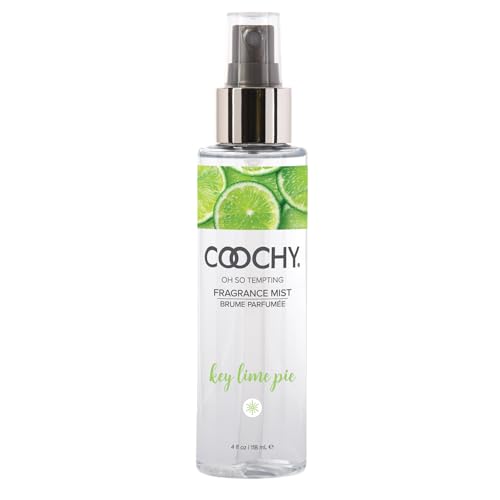 Coochy Fragrance Mist Body Spray - Organic, Unique Boost of Scent for Skin & Hair - Infused w/Lime, Citrus & Vanilla - Key Lime Pie, 4floz/118ml
