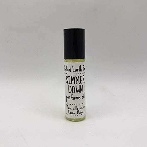 Simmer Down Perfume Oil Roll On Cedarwood Clary Sage Unisex Fragrance