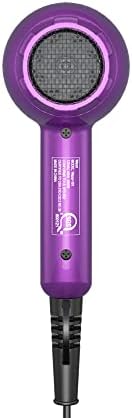 Mini Lightweight Hair Dryer for Pour Painting & RV Compact Travel Blow Dryer for Kids 1000W Ionic Dryer with Concentrator, Cool Shot Button