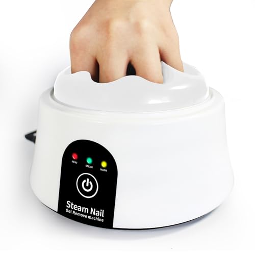 Nail Soaking Bowl, Electric Soak off Bowl Manicure Soaker for Gel Nail Polish Remover, Acrylic Nails, Dip Powder Remover, White