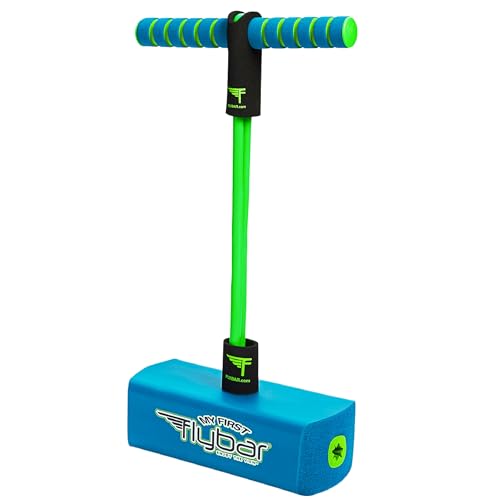 Flybar My First Foam Pogo Jumper for Kids Fun and Safe Pogo Stick for Toddlers, Durable Foam and Bungee Jumper for Ages 3 and up, Supports up to 250lbs (Unicorn)