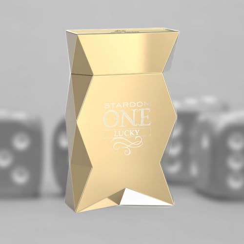 Stardom One Lucky, Men's Eau de Parfum (EDP) 3.4 FL. Oz (100ml), Men’s Perfume with Notes of Plum, Grapefruit, Bergamot, Ozonic Notes, Jasmine, Orange Blossom, Hazelnut, Honey, Cedar