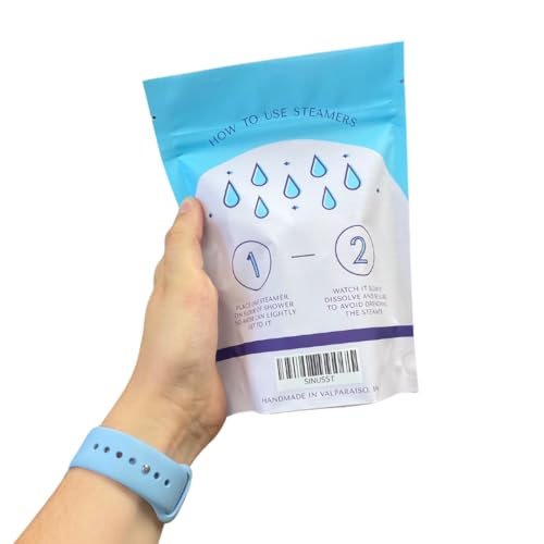 Sinus Relief Shower Steamers, Eucalyptus Aromatherapy Shower Steamers, Shower Tablets Aromatherapy, Shower Steamers with Essential Oils, Shower Bombs Made in the USA, Stress Relief and Self Care