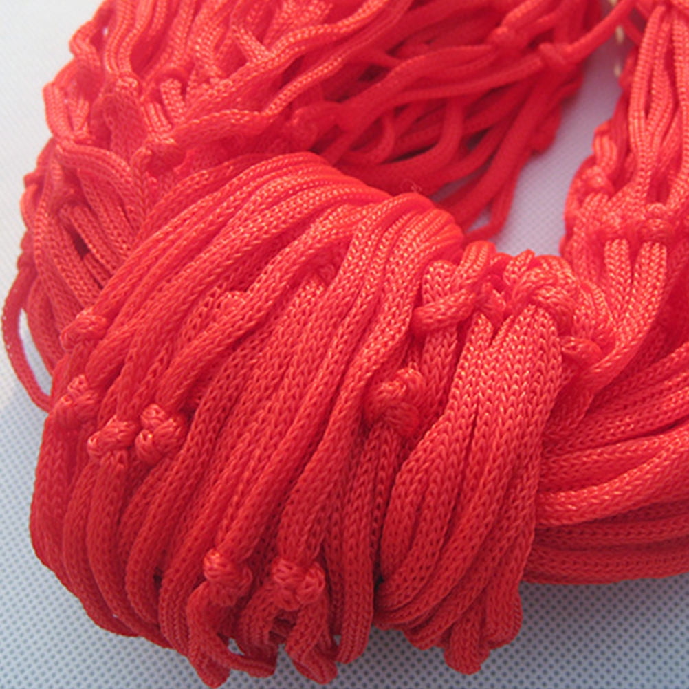 Worgeous 1Pack Hammock for Sleeping Outdoors in Red Breathable Mesh