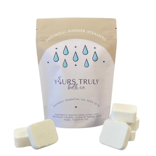 Patchouli Shower Steamers, Aromatherapy Shower Steamers, Shower Tablets Aromatherapy, Shower Steamers with Essential Oils, Shower Bombs Made in the USA, Stress Relief and Self Care, Self Care Gifts