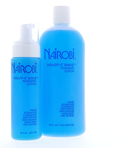 Nairobi Wrapp-it Shine 32Oz+8Oz "COMBO"
