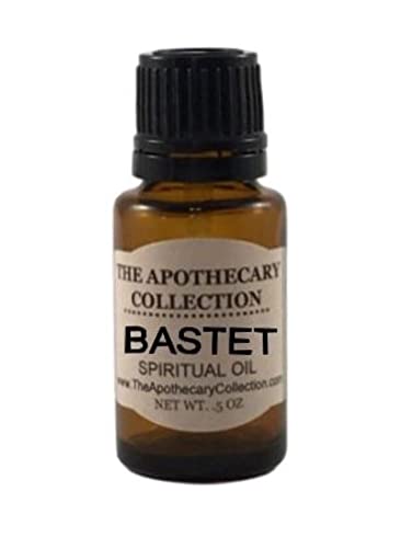 BASTET Egyptian Spiritual Oil (aceite) for Hoodoo, Voodoo, Santeria, Wicca, Rootwork, & Spells