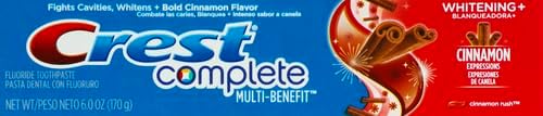 Crest Whitening Expressions Fluoride Anticavity Toothpaste, Cinnamon Rush, 6 oz