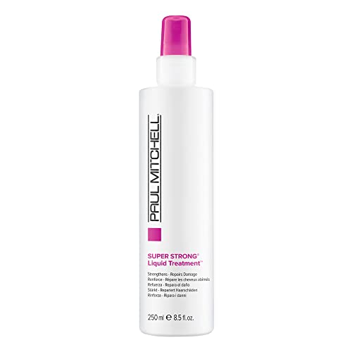 Paul Mitchell Super Strong Liquid Treatment, Strengthens + Repairs Damage, For Damaged Hair, 8.5 fl. oz.