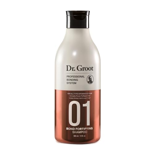 Dr. Groot Bond Fortifying Shampoo, With Keratin & Silk Protein, Clinically Proven to Visibly Repair and Thicken Dry, Thin or Damaged Hair, glass hair, Korean Hair Care Professional Bonding System
