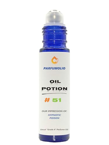 Oil Potion # 51 Inspired by Hypnotic Poison Women's Uncut Grade A Fragrance Body Oil Dupe Concentrated Long Lasting Roll-On 10ml / 0.33 oz