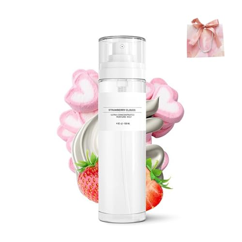 Strawberry Clouds Ultra-Concentrated Perfume Mist, Luxury Perfume Oil, Ultra-Concentrated Women Fragrance Oil, Scentual Fragrances Strawberryy Clouds Body Oils (Strawberry cloud)