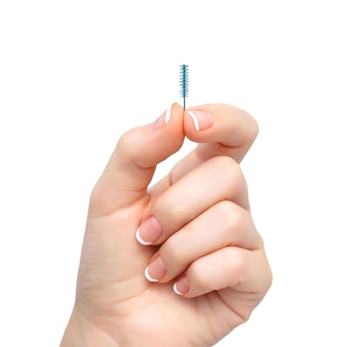 GUM Proxabrush Go-Betweens Refills - Moderate - Compatible with GUM Permanent Handle - Reusable Interdental Brushes - Soft Bristled Dental Picks, 8ct(6pk)