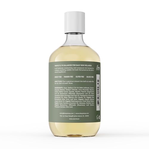Deep Steep Bubble Bath, 17oz (Rosemary Mint)