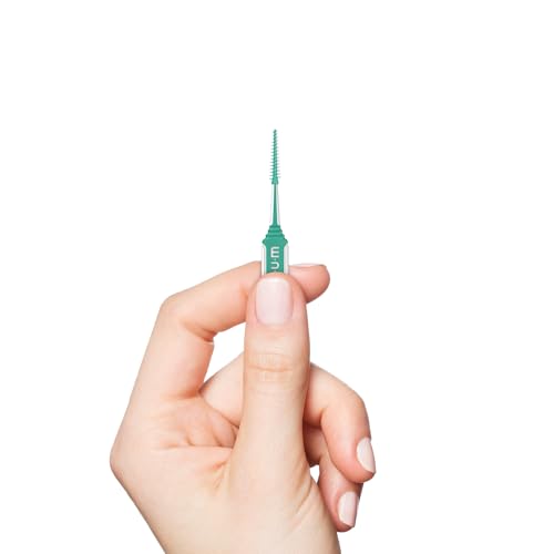 GUM Soft-Picks Comfort Flex, Mint, Easy to Use Dental Picks for Teeth Cleaning Health, Disposable Interdental Brushes with Convenient Carry Case, Dentist Recommended, 80 Count (Pack of 4)