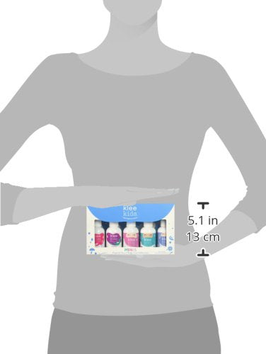 Klee Kids Magical Hair and Body Care Mini Travel Set, 2 Ounce Each. Shampoo, Conditioner, Detangler, Body Wash, Body Lotion. With Organic and Natural Botanicals. Non-Toxic. No Sulfate. No Parabens.