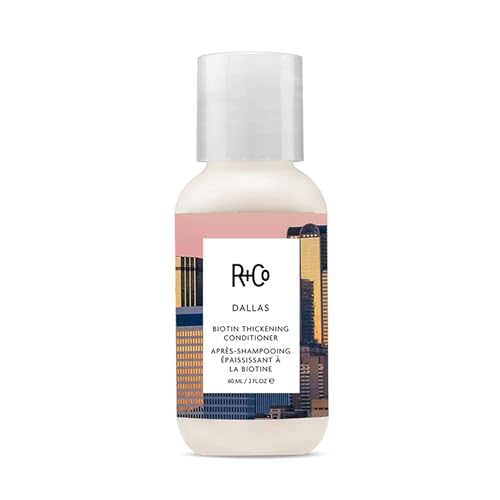 R+Co Dallas Biotin Thickening Conditioner | Weightless Hydration, Strengthens + Enhances Shine | Vegan + Cruelty-Free |
