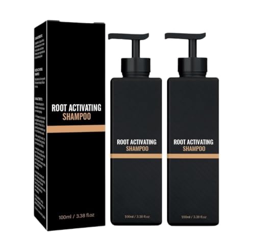 Root Activator Shampoo, Natural Hair Regrōwth Shampoos for Men Women 2bottles (100ml/1 Bottles)