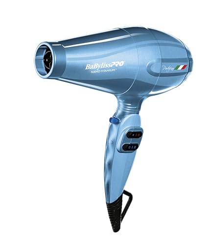 BaBylissPRO Nano Titanium Italian Portofino Hair Dryer - Professional 2000 Watt Blow Dryer