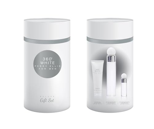 Perry Ellis 360° White for Men 3-Piece Gift Set