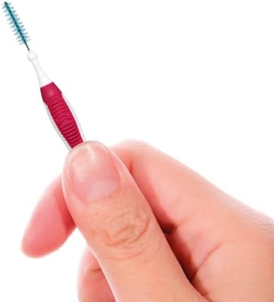 GUM Proxabrush Go-Betweens - Moderate - Interdental Brushes - Soft Bristled Dental Picks for Plaque Removal Health - Safe for Braces & Dental Devices, 10ct (Pack of 6)