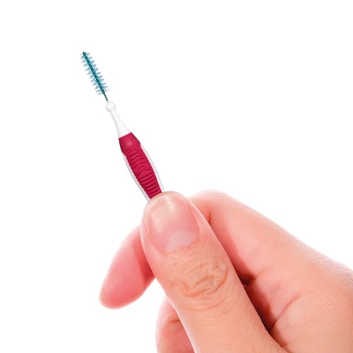 GUM Proxabrush Go-Betweens - Moderate - Interdental Brushes - Soft Bristled Dental Picks for Plaque Removal Health - Safe for Braces & Dental Devices, 10 Count (Pack of 4)