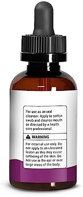 Gentian Violet USP 1% Topical Solution 2oz I Alcohol Free Infant Oral Cleanser I Nursing Safe Formula