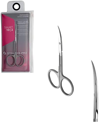 Staleks Pro Smart 10 Type 3 Professional Cuticle Scissors - Pack of 1 - Model SS-10/3