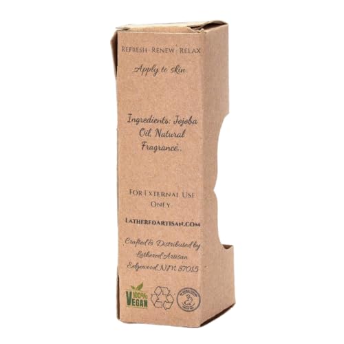 Graceful Gardenia - Natural Fragrance Unisex Oil Perfume by Lathered Artisan - Alcohol-Free Plant Based Oil Perfume and Cologne, Nourishing, and Uniquely Handcrafted (Graceful Gardenia - Roll On)