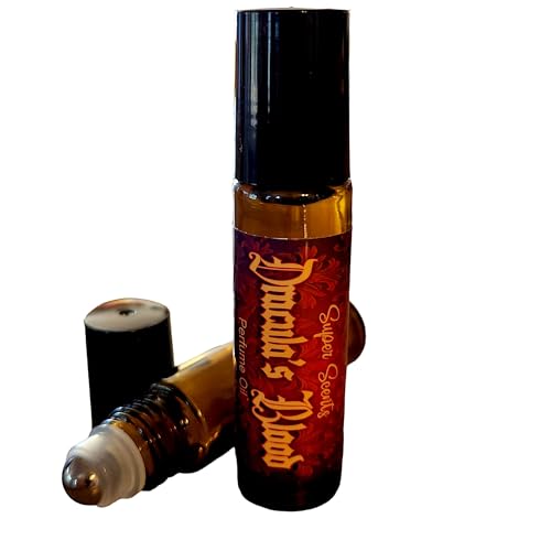 Dracula's Blood Perfume Oil Fragrance Roll On 10ml Strong Unique Scent by Super Scents Blood Orange and Goji Berry scented