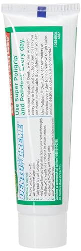 Polident Cream,Paste Dentu-Creme 3.90 oz (Pack of 3),Mint